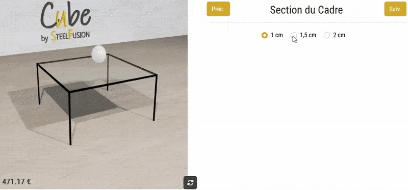 SteelFusion | Help section du cadre