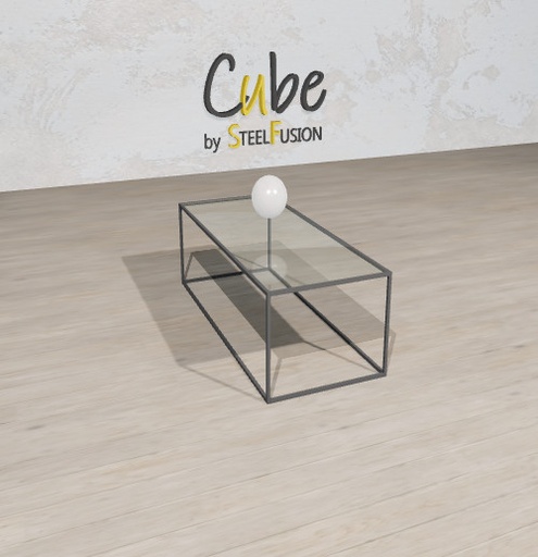 [cube table basse sur-mesure acier laminé 42x100xh30-2025-01-18--11-24-06] Cube Table Basse sur-mesure Acier laminé 42x100xh30